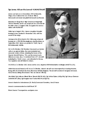 A preview of a PDF biography for McConnell, James Allison